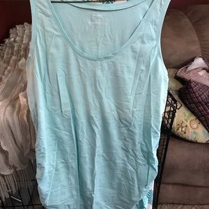 Maternity tank top blue